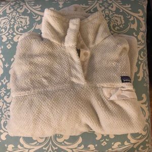 Women’s Ivory Patagonia Fleece Pullover L